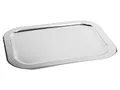 Produktbild: chg 03019-S12 Schlemmerplatte/Anrichtplatte, ca. 48,5 x 37,5 cm, Silber