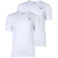 Produktbild: FILA Herren T-Shirt, Multipack - BROD Tee, Rundhals, Kurzarm, Logo Weiß XL 4er Pack (2x2P)