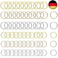 Produktbild: 180 Stück Haarringe Zopf Ringe Braid Ringe Haarspitzen Haarschleifen Clips