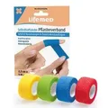 Produktbild: Lifemed® selbsthaftender Pflasterverband, 4 m x 2,5 cm 99017 , 1 Packung = 1 Rolle, Farbe nicht frei wählbar