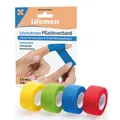 Produktbild: Lifemed Selbsthaftender Pflasterverband, 4 m x 2,5 cm, 1er Pack (1 Stück)