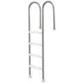 Produktbild: VEVOR Schwimmbadleiter, 4-stufige Treppe mit Doppelhandlauf, Pool Einstieg aus Edelstahl, 120 kg Tragfähigkeit, für 137 cm Einbaupools mit montierte