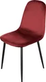 Produktbild: Esszimmerstuhl Samt 1 Stück Savannah Rot