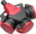 Produktbild: PC Electric 253712-sr5 3fach-Kupplung Gummi 250V Rot IP54