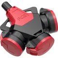 Produktbild: PC Electric 253712-sr5 3fach-Kupplung Gummi 250 V Rot IP54