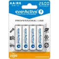 Produktbild: 4x AA Akku 2600mAh Ni-MH vorgeladen everActive EVHRL6-2600