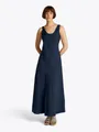 Produktbild: Tommy Hilfiger Maxikleid TEXTURED LINEN TANK MAXI DRESS mit Metalllabel,kühlendes Premium Leinen