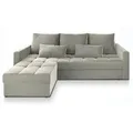 Produktbild: MASSENO Ecksofa mit Schlaffunktion Kos , beige , Maße (cm): B: 220 H: 85