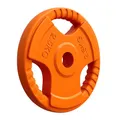 Produktbild: GORILLA SPORTS® Hantelscheiben - 1,25kg, 2,5kg, 5kg, 10kg, 15kg, 20kg, 25kg, 30kg Gewichte, Einzeln/Set, 30mm, aus Gusseisen mit Gummi Gripper, Farbwahl - Gewichtsscheiben