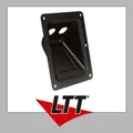 Produktbild: Adam Hall Hardware 87160 Einbauschale schwarz für 2 XLR oder Speakon Buchs