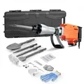 Produktbild: VEVOR Abrisswagenheberhammer, 2200 W, Elektrischer Jackhammer, Strapazierfähig, 1400 BPM Betonbrecher 4 Stück Mei_el Bit, Handschuhe