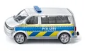 Produktbild: siku 1553, VW T5 Autobahnpolizei, Spielzeugauto für Kinder, Metall/Kunststoff, Silber, Öffenbare Heckklappe, Anhängerkupplung