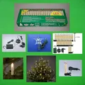 Produktbild: 24 LED Lichterkette Christbaumbeleuchtung Weihnachtslichterkette warmweiss Kerze