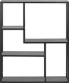 Produktbild: ACTONA GROUP Wandregal, Metallgestell im Industrie-Look, 3 Einlegeböden, asymmetrische Details