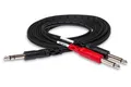 Produktbild: HOSA STP-201 Y-Kabel 2x KLm - 6,3 St KLm 1m