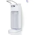 Produktbild: Armhebelspender Blanc UNIVERSAL 500ml & 1.000ml mit schwenkbarer Abtropfschale, verschließbar, Seife, Desinfektion...