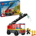 Produktbild: LEGO City Feuerwehrleiterfahrzeug - Feuerwehrauto Spielzeug mit 2 Feuerwehrmann Minifiguren für Jungen und Mädchen ab 4 Jahren - Lernspielzeug - ... - Bronze