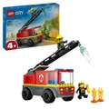 Produktbild: LEGO 60463 City Feuerwehrleiterfahrzeug, Löschauto, 2 Feuerwehrmann-Minifiguren