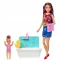 Produktbild: Barbie Skipper doll Babysitters Club BABY WITH BATHTUB FXH05 Mattel