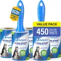Produktbild: Extra klebrige Fusselrolle Mega Value Set 450 Blatt für die Tierhaarentfernun...
