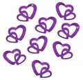 Produktbild: 100 Stk Deko Herzen Lila Streuteile Scrapbooking Tischdeko Streudeko Hochzeit