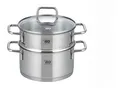 Produktbild: Dampfgartopf ELO, silber (silberfarben), Ø:18cm, Töpfe, Dampfkochtopf, Ø 18 cm, Induktion