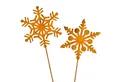 Produktbild: Blümelhuber Gartenstecker -2er Set Schneeflocke (2-St) wetterfest
