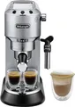 Produktbild: De'Longhi Espressomaschine Dedica Style EC685.M - Espresso & Doppio, mit Milchschaumdüse, Nur 15 cm breit, für E.S.E Pads geeignet, 1L, inkl. Milchschaumdüse