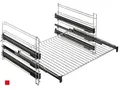 Produktbild: AEG TR3LFAV FlexiRunners™ Super Clean Vollauszug 3 Paar Teleskopschienen Backofe