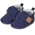Produktbild: Sterntaler® Krabelschuhe uni Krabbelschuh (1-tlg) Krabbelschuhe Baby mit Klettverschluss und Anti-Rutsch-Sohle grün 18 EU