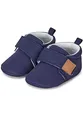 Produktbild: Sterntaler Baby Krabbelschuhe uni – Unisex Babyschuhe aus Canvas mit Jerseyfutter – Knöchelhohe Baby Schuhe mit rutschfester Sternensohle – Krabbelschuhe aus Baumwolle – Größe 18, Farbe marine