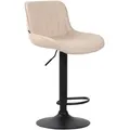 Produktbild: CLP Barhocker, Creme, Textil, 50x86x50 cm, Esszimmer, Barmöbel, Barhocker