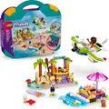Produktbild: LEGO Friends Kreativer Reisekoffer, Bauspielzeug, Bau- und Spielset für Rollenspiele, Geschenk für Mädchen ab 5 Jahren, 2 Minifiguren der Charaktere, Tierfiguren, ein Hund und ein Delfin 42672