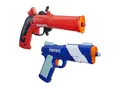 Produktbild: Nerf Spielwelt Fortnite Dual Pack, Fortnite Design, Elite Darts, Flint-Knock Blaster mit Spannhebel