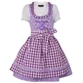 Produktbild: Ramona Lippert Dirndl Chrissi lila Kinderdirndl mit Bluse Mädchen 158/164