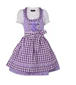 Produktbild: Ramona Lippert® Kinderdirndl Chrissi - lila - 3-teiliges Trachtenkleid Dirndl für Mädchen (DE/NL/SE/PL, Numerisch, 158, 164, Regular, Lila)