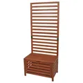 Produktbild: GARDEN PLEASURE Bank, Eukalyptusholz, BxHxT: 76 x 180 x 45 cm - braun