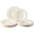 Produktbild: vivo | Villeroy & Boch Group Tafelservice, Weiß, Keramik, 12-teilig, 2x2x2 cm, Essen & Trinken, Geschirr, Geschirr-Sets, Tafelservice