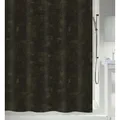 Produktbild: spirella Duschvorhang GEORGES Breite 180 cm, Anti-Schimmel Textil-Duschvorhang, Polyester, 180x200 cm, waschbar schwarz 180 cm x 200 cm