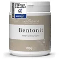 Produktbild: naturetrend Bentonit Pulver Montmorillonit Pulver 700g – Naturrein in Premium-Qualität – Extra fein gemahlen, Ohne Zusätze, Reine & naturbelassene Tonerde