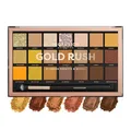 Produktbild: Profusion Cosmetics Gold Rush Lidschattenpalette, 21 Farbtöne mit kostenlosen Pro Series Make-up Pinsel