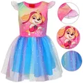 Produktbild: Sarcia.eu Tüllkleid Paw Patrol Skye Kleid mit Tüll für Mädchen, Kostüm Verkleidung blau 98-104