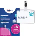 Produktbild: Avery Ausweisschild mit Clip 60 x 90 mm
