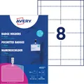 Produktbild: AVERY Namensschild mit Clip, 90 x 60 mm