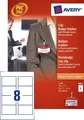 Produktbild: AVERY badges avec pince métal, 90 x 60 mm