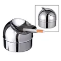 Produktbild: Klapp-Aschenbecher Klappaschenbecher Ascher aus Metall mit praktischem Deckel