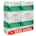 Produktbild: SAUGELLA Cotton Touch Damenbinden mit Flügeln, hypoallergen, antibakteriell, geruchshemmend und beruhigend, hohe Saugfähigkeit, 4 Packungen mit 14 Stück