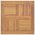 Produktbild: vidaXL Tischplatte Quadratisch 50x50x2,5 cm Massivholz Teak