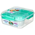 Produktbild: 2 Stück Sistema 21685 Bento Cube Box mit Fruit/Joghurt Topf 1,25 L- Farben: mint