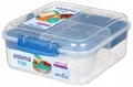 Produktbild: Bento Lunch Box 1250ml with Compartments & Sauce Container, BPA Free